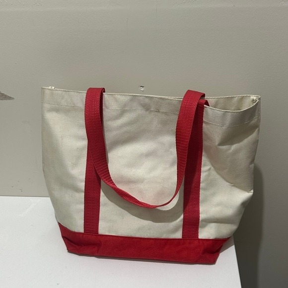 Super Bowl XXIV 49ers Tote Bag San Francisco New Orleans Canvas Red White - Picture 4 of 8